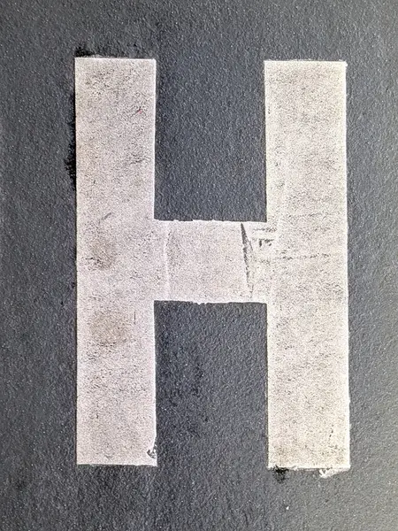 Sıkıntılı Durum Tipografisi ile Yazılan Kelimeler Fidye Mektubu H 'yi Buldu