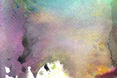 Astrac Suluboya Canlı Gökkuşağı Boyası Bulut Şeklinde Birbirine Harmanlanan Arkaplan