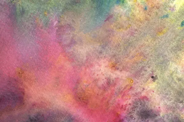 Astrac Suluboya Canlı Gökkuşağı Boyası Bulut Şeklinde Birbirine Harmanlanan Arkaplan