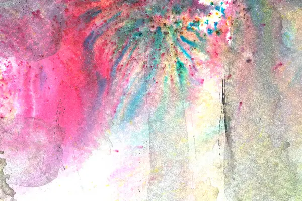 Astrac Suluboya Canlı Gökkuşağı Boyası Bulut Şeklinde Birbirine Harmanlanan Arkaplan