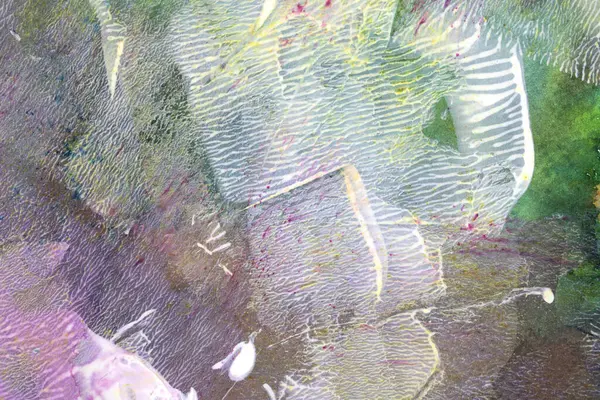 Kalın desenli Soyut Akrilik Boya Çizgileri, Girdaplar ve Fırça Darbeleri ve Canlı Sıçratmalar Sıvı Arkaplan