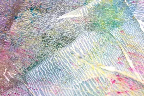 Kalın desenli Soyut Akrilik Boya Çizgileri, Girdaplar ve Fırça Darbeleri ve Canlı Sıçratmalar Sıvı Arkaplan