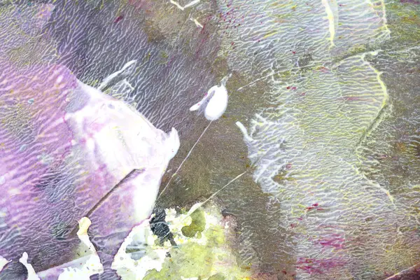 Kalın desenli Soyut Akrilik Boya Çizgileri, Girdaplar ve Fırça Darbeleri ve Canlı Sıçratmalar Sıvı Arkaplan