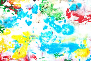 Kalın desenli Soyut Akrilik Boya Çizgileri, Girdaplar ve Fırça Darbeleri ve Canlı Sıçratmalar Sıvı Arkaplan