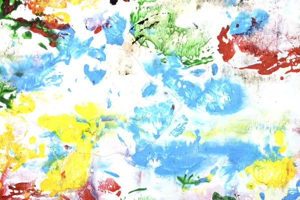 Kalın desenli Soyut Akrilik Boya Çizgileri, Girdaplar ve Fırça Darbeleri ve Canlı Sıçratmalar Sıvı Arkaplan