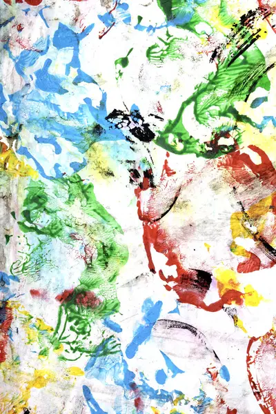 Kalın desenli Soyut Akrilik Boya Çizgileri, Girdaplar ve Fırça Darbeleri ve Canlı Sıçratmalar Sıvı Arkaplan