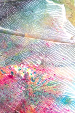 Kalın desenli Soyut Akrilik Boya Çizgileri, Girdaplar ve Fırça Darbeleri ve Canlı Sıçratmalar Sıvı Arkaplan