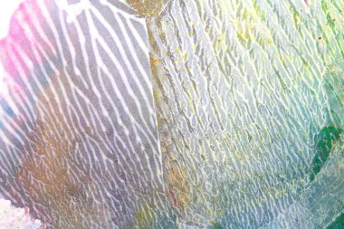 Kalın desenli Soyut Akrilik Boya Çizgileri, Girdaplar ve Fırça Darbeleri ve Canlı Sıçratmalar Sıvı Arkaplan