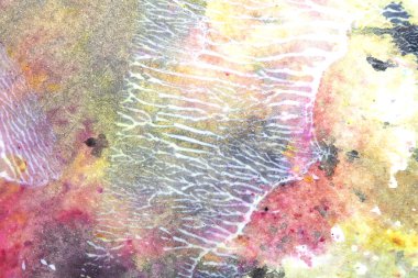 Kalın desenli Soyut Akrilik Boya Çizgileri, Girdaplar ve Fırça Darbeleri ve Canlı Sıçratmalar Sıvı Arkaplan