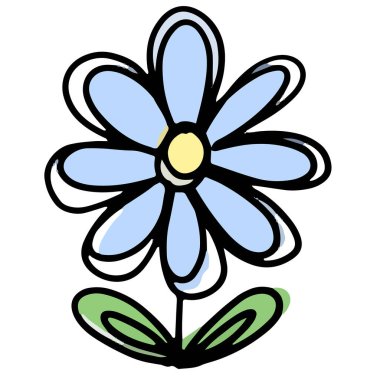 Bir Yaban Çiçeği İkon Düğünçiçeği Logosu, Daisy, Karahindiba, Etc