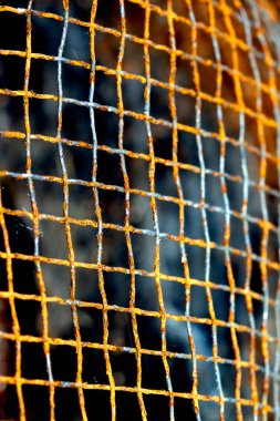 Arkaplan için paslı ağ kablosunu özet geç