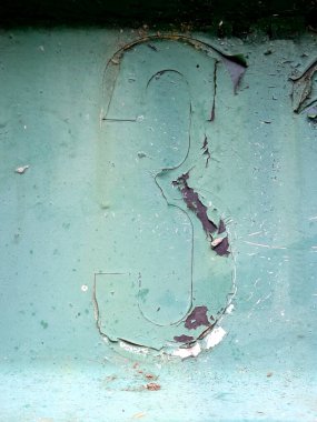 Sıkıntılı Durum Tipografisi Yazı Tipi 3. Yazı Tipi Harfi Bulundu