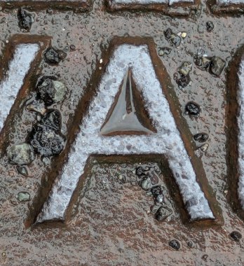 Sıkıntılı Durum Tipografisi ile Yazılan Sözcükler Fidye Mektubu A 'yı Buldu