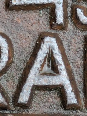 Sıkıntılı Durum Tipografisi ile Yazılan Sözcükler Fidye Mektubu A 'yı Buldu