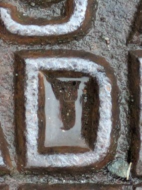 Sıkıntılı Durum Tipografisi ile Yazılan Kelimeler Fidye Mektubu D 'yi Buldu