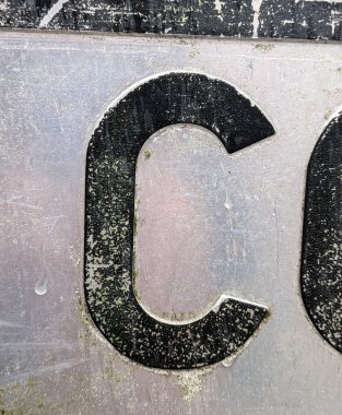 Sıkıntılı Durum Tipografisi ile Yazılan Sözcükler Fidye Harfi C Bulundu