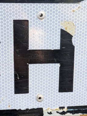 Sıkıntılı Durum Tipografisi ile Yazılan Kelimeler Fidye Mektubu H 'yi Buldu