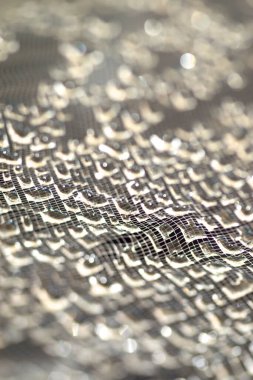 Dantel çizgilerdeki soyut su damlacıkları yumuşak ve güzel arkaplanı doldurur