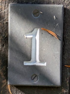 Yazılı Yazı Tipi Sıkıntılı Durum Tipografisi Fidye Numarası 1 Bulundu