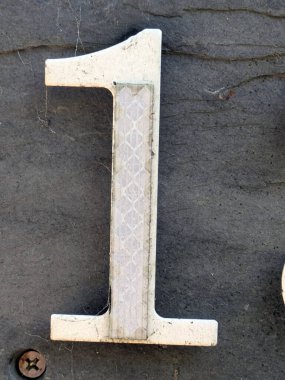 Yazılı Yazı Tipi Sıkıntılı Durum Tipografisi Fidye Numarası 1 Bulundu