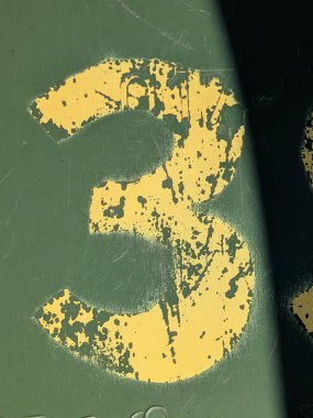 Sıkıntılı Durum Tipografisi Yazı Tipi 3. Yazı Tipi Harfi Bulundu