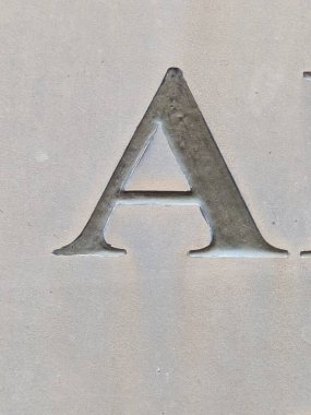 Sıkıntılı Durum Tipografisi ile Yazılan Sözcükler Fidye Mektubu A 'yı Buldu