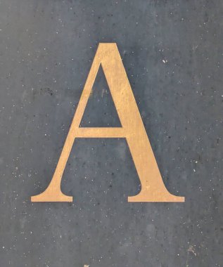 Sıkıntılı Durum Tipografisi ile Yazılan Sözcükler Fidye Mektubu A 'yı Buldu