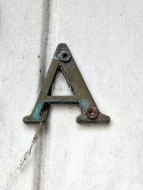 Sıkıntılı Durum Tipografisi ile Yazılan Sözcükler Fidye Mektubu A 'yı Buldu