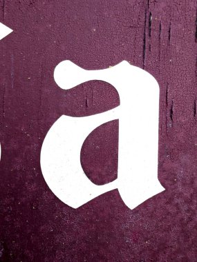 Sıkıntılı Durum Tipografisi ile Yazılan Sözcükler Fidye Mektubu A 'yı Buldu