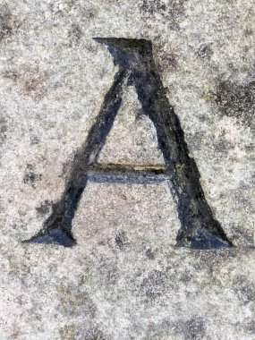 Sıkıntılı Durum Tipografisi ile Yazılan Sözcükler Fidye Mektubu A 'yı Buldu