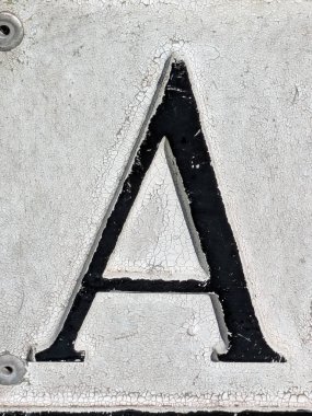 Sıkıntılı Durum Tipografisi ile Yazılan Sözcükler Fidye Mektubu A 'yı Buldu