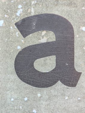 Sıkıntılı Durum Tipografisi ile Yazılan Sözcükler Fidye Mektubu A 'yı Buldu