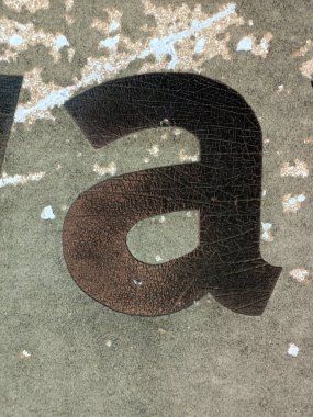 Sıkıntılı Durum Tipografisi ile Yazılan Sözcükler Fidye Mektubu A 'yı Buldu