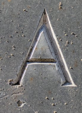 Sıkıntılı Durum Tipografisi ile Yazılan Sözcükler Fidye Mektubu A 'yı Buldu