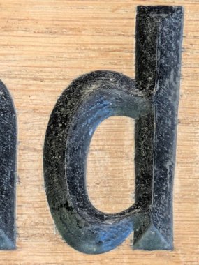 Sıkıntılı Durum Tipografisi ile Yazılan Kelimeler Fidye Mektubu D 'yi Buldu