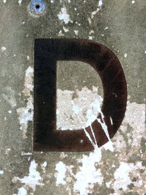 Sıkıntılı Durum Tipografisi ile Yazılan Kelimeler Fidye Mektubu D 'yi Buldu