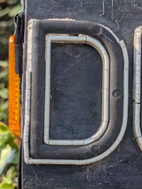 Sıkıntılı Durum Tipografisi ile Yazılan Kelimeler Fidye Mektubu D 'yi Buldu