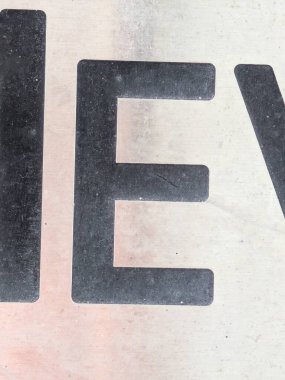 Sıkıntılı Durum Tipografisi ile Yazılan Sözcükler Fidye Mektubu E Bulundu