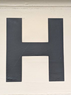 Sıkıntılı Durum Tipografisi ile Yazılan Kelimeler Fidye Mektubu H 'yi Buldu