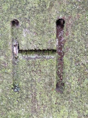 Sıkıntılı Durum Tipografisi ile Yazılan Kelimeler Fidye Mektubu H 'yi Buldu