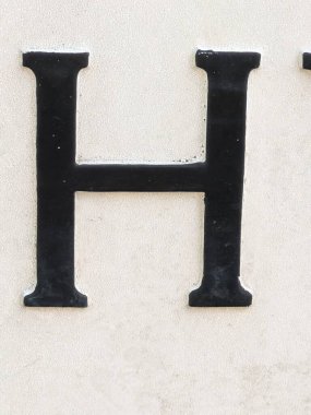 Sıkıntılı Durum Tipografisi ile Yazılan Kelimeler Fidye Mektubu H 'yi Buldu