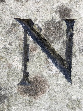 Sıkıntılı Durum Tipografisi ile Yazılan Kelimeler Fidye Mektubu N 'yi Buldu