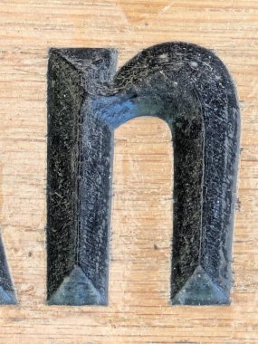 Sıkıntılı Durum Tipografisi ile Yazılan Kelimeler Fidye Mektubu N 'yi Buldu