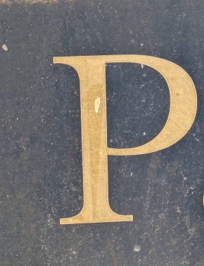 Sıkıntılı Durum Tipografisi ile Yazılan Sözcükler Fidye Mektubu P Bulundu