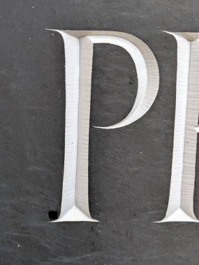 Sıkıntılı Durum Tipografisi ile Yazılan Sözcükler Fidye Mektubu P Bulundu