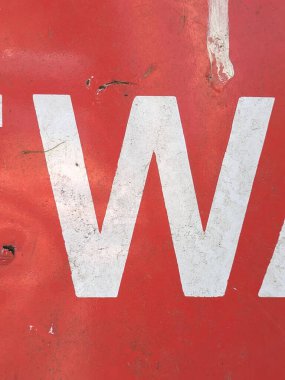 Sıkıntılı Durum Tipografisi ile Yazılan Sözcükler Fidye Mektubu W 'yu Buldu