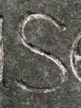 Sıkıntılı Durum Tipografisi ile Yazılan Sözcükler Fidye Harfi S Bulundu