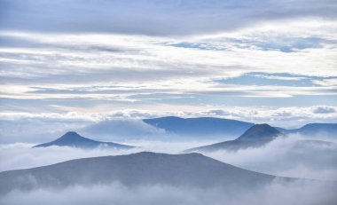 Harika bir Panoramik Kış Manzarası