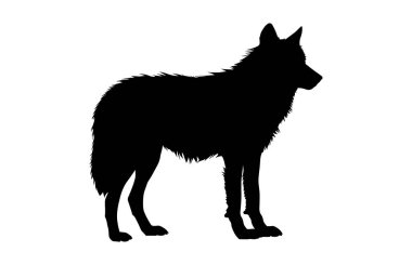 Kutup Tilkisi simgesi silueti, Tilki silueti, Tilki silueti