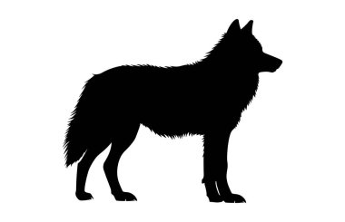 Kutup Tilkisi simgesi silueti, Tilki silueti, Tilki silueti